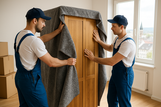 Umzugshelfer in Trier beim professionellen Umzug